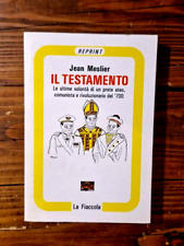 IL TESTAMENTO - Jean Meslier - La Fiaccola 1992 (E42)