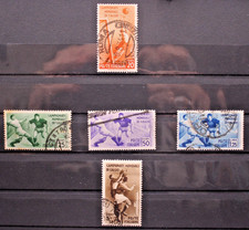 Italia Regno 1934 Mondiali di Calcio Serie Francobolli Timbrati (C.CR)