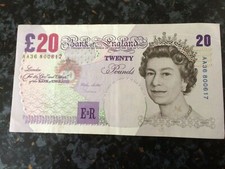 BANCONOTA £20 1999 AA LOWTHER