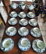 Servizio ceramica the tè tea  12 dodici persone POGGI ALBISOLA MARE 28 pezzi