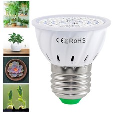 2x E14 E27 LED luce per piante