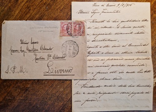 Storia postale busta - storia, lettera