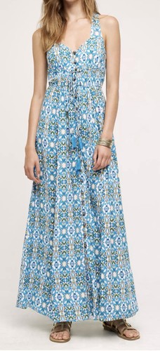 Anthropologie iseo maxi - maxi, abito