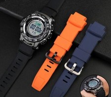 Cinturino orologio per Casio Pro Trek PRG-260/550/250/500 PRW-3500/2500/5100 18mm gomma