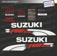 Adesivi motore marino fuoribordo Suzuki 90 cv four stroke 2006 stickers