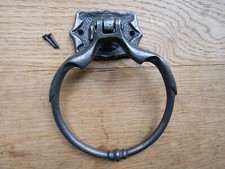 PORTA ASCIUGAMANI ROTONDO VINTAGE IN GHISA DA PARETE CUCINA BAGNO