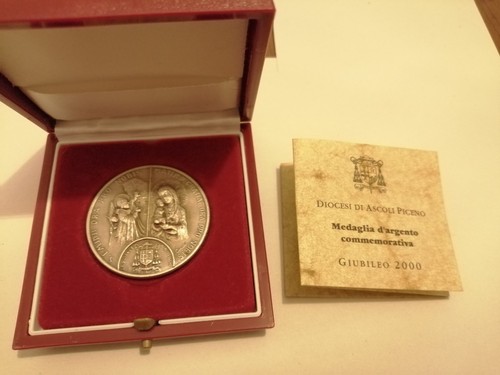 Medaglia argento diocesi - argento,