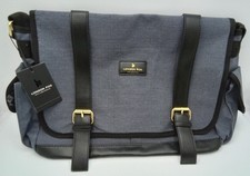 Borsa messenger in tela denim