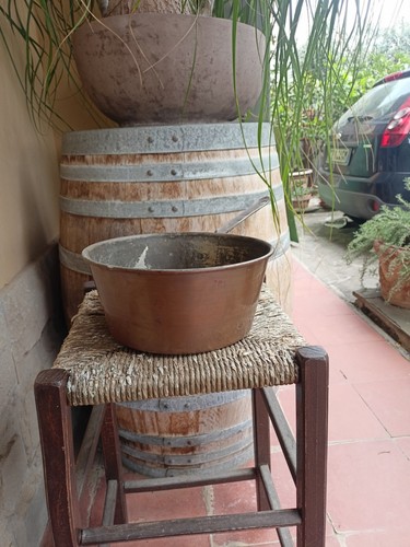 Pentola rame con manico - pentola,