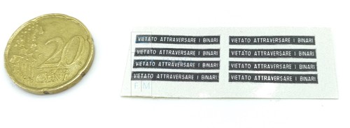 Ferrmodel 248 set 8 - set, scritte