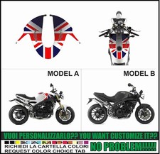 ADESIVI 1050 SPEED TRIPLE BANDIERA FLAG TANK 2005 2010 IT COMPATIBILE