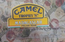 Camel Trophy Team UK 4X4  Adesivo Raro.