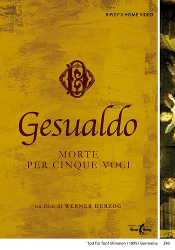 Dvd gesualdo morte - dvd,