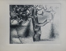 Pablo PICASSO: Il Vecchio Albero Morto, ACQUAFORTE, 1952