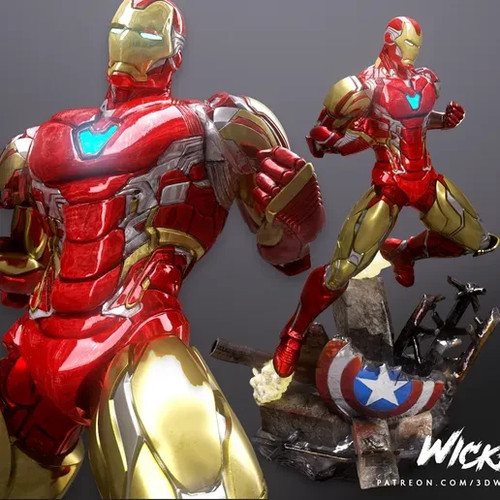 Diorama marvel fanart iron - diorama,