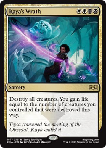 Kaya wrath ravnica - kaya's, wrath,