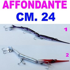 aguglie artificiali affondanti aguglia pesca traina mare esca spigola serra 