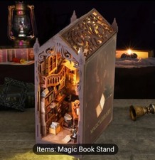 Book Nook Miniatura Libreria