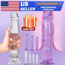 Huge Jelly Dong Dildo Suction