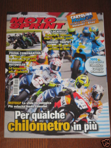 Motosprint 2007 honda - 2007/15, cbr