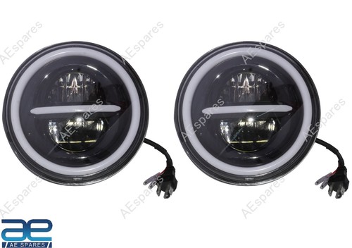 Set fari tondi led per - a, 7"