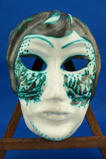 ROMA Maschera ceramica maiolica Decò Olga MODIGLIANI allieva Cambellotti 1900