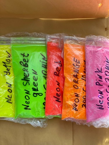 Set colori neon vernice - di,