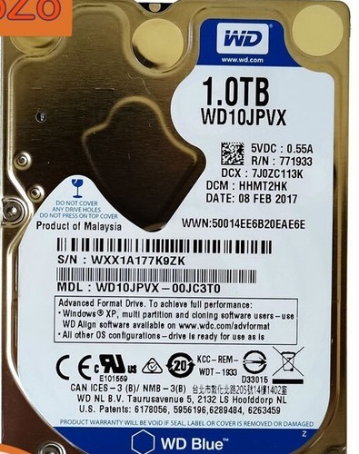 Western digital wd10jpvx - western,