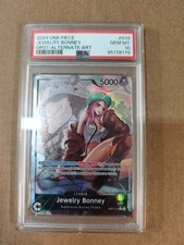 ONE PIECE OP07-019 JEWELRY BONNEY LEADER ALTERNATE ART PSA 10
