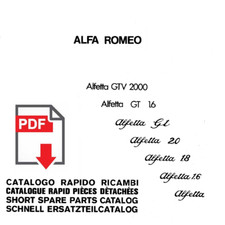 Catalogo ricambi Alfa Romeo