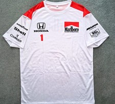 Maglia Marlboro McLaren 1988 89 90 Honda Senna Prost F1 stile squadra edizione uomo