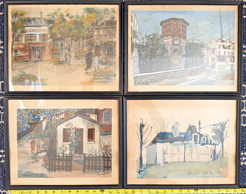 Maurice utrillo guazzi 4 - utrillo,