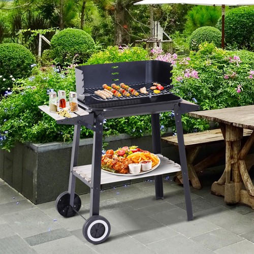 Carrello barbecue carbone - barbecue,