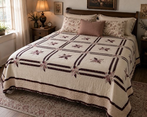 Trapunta patchwork fatta - , a