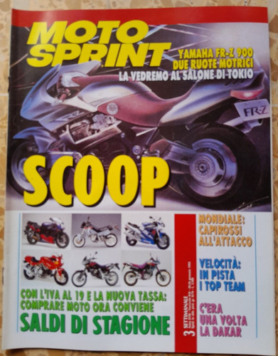 Moto sprint 1993 yama - sprint, n.3/1993