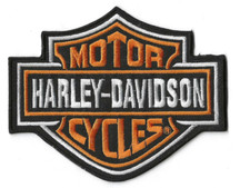 Harley Davidson Bar & Shield Patch Toppa Stiratrice Emblema Sign 13,0 x 10,0 cm