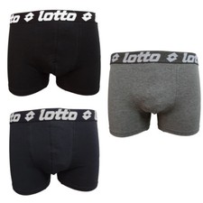 6 boxer uomo cotone bielastico LOTTO underwear art. LB1000