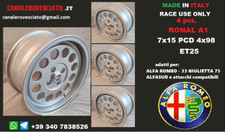 Cerchi lega Alfa Romeo Ronal A1 15 pollici 4x98 Alfetta Alfetta Gt GTV 75 wheels