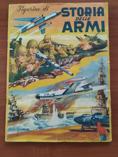 ALBUM FIGURINE STORIA DELLE ARMI COLLEZIONE LAMPO 1957 - 9 MANCANTI su 234!