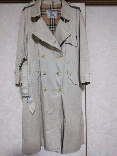 Trench coat doppiopetto beige