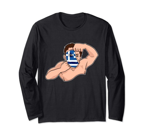 Grecia maglia manica - maglia, a