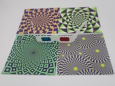 4 sheets of Optical Illusion