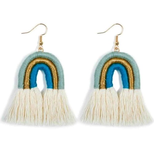 Orecchini gancio con - orecchini, nappa