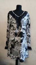 Abito floreale con pizzo - Misura 42 - M