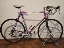  Colnago junior vintage,  colorazione Art Decor fucsia/argento e arcobaleno 