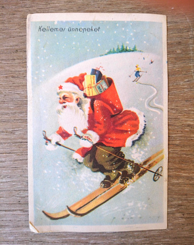 Babbo natale comunista - comunista, skying