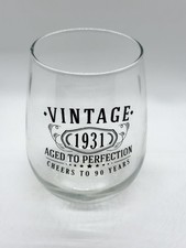 Bicchiere da vino vintage 1931