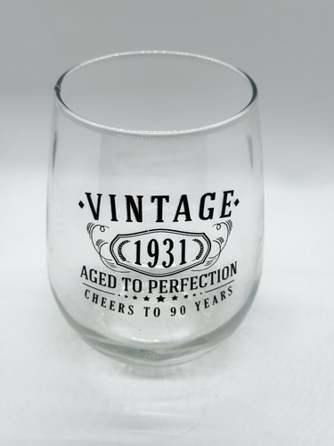 Bicchiere vino vintage 1931 - vintage,