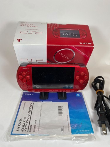 Sony psp 3000 rosso radiante - rosso,