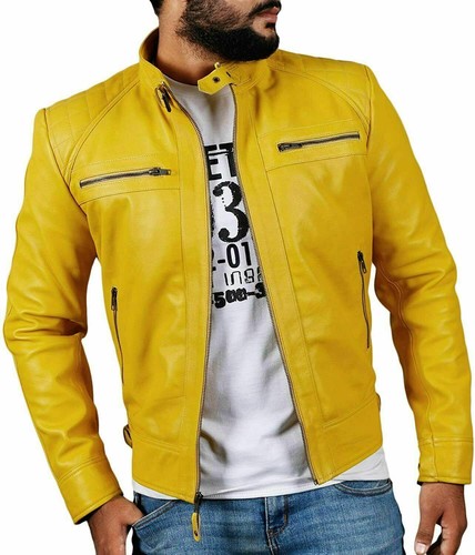 Giacca moto uomo - giacca, pelle